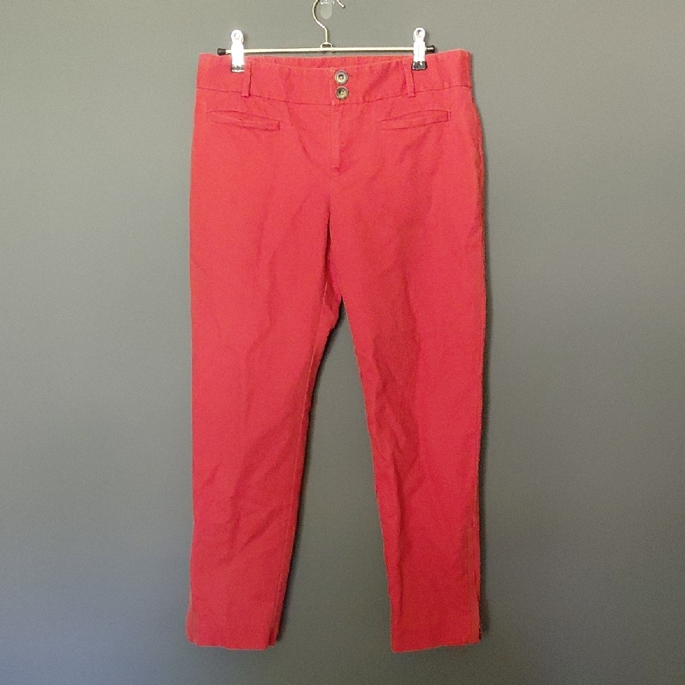Anthropologie size 6 Cartonnier Red Pants